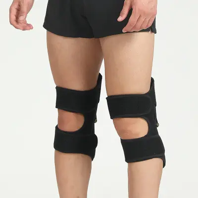 Športni ščitnik za kolena, ščitniki za kolena, zaščita za kolena Black XL