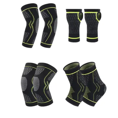 Nov komplet športne zaščitne opreme iz 4 delov Black M