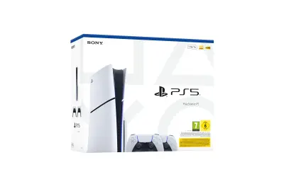 PS5 E Chassis + PS5 Dualsense White
