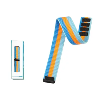 Združljiv z Garmin Fenix 8/7/6 Pro/7 Pro 22 mm najlonski športni pašček Blue+Orange