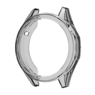 Združljivo ohišje iz TPU, ki pokriva polovico, za Huawei Watch GT6 46 mm Transparent+Black
