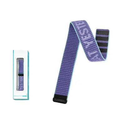 Združljiv z Garmin Fenix 8/7/6 Pro/7 Pro 22 mm najlonski športni pašček Purple