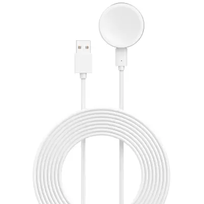 Združljiv kovinski polnilni priključek za Samsung Galaxy Watch White