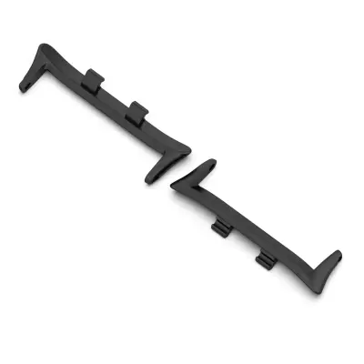 2-Pack Kovinski Priključek Združljiv z Honor Watch X5, 22mm Notranji Premer Black