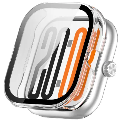 Ohišje Honor Watch X5 s kaljenim steklom, zaščita zaslona in PC odbijač Transparent