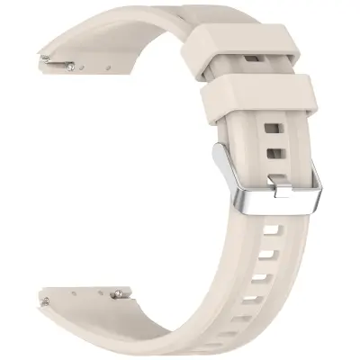 Združljiv s Huawei GT6 Pro - Brezšiven silikonski pašček za uro Beige
