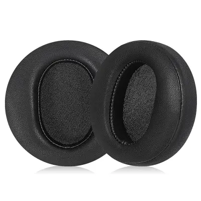 Zamenjava ušesnih blazinic iz proteinskega usnja, združljiva s slušalkami Edifier Fit900NB - komplet 2 Black