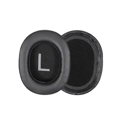 Zamenjava črnih ušesnih blazinic iz proteinskega usnja za slušalke QCY H4 - 2 kosa