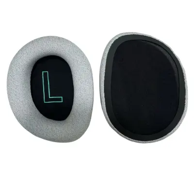 Zamenjava blazinic za ušesa iz blaga, združljiva z Logitech G G522 - 2 kosa grey+white