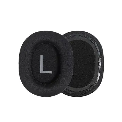 Zamenjava črnih nogometnih mrežastih ušesnih blazinic, združljiva s slušalkami QCY H4 - 2 kosa