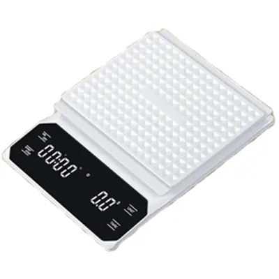 Precizna tehtnica za kavo - z nedrsečo podlogo White