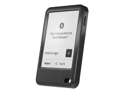 Ledger Nano Gen5 z Recovery Key, denarnica za Bitcoin in druge kriptovalute, črna