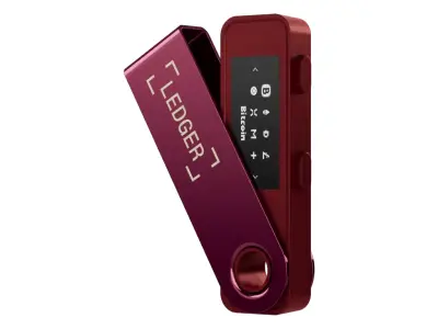 Ledger Nano S PLUS, denarnica za Bitcoin in druge kriptovalute, Crimson Magenta
