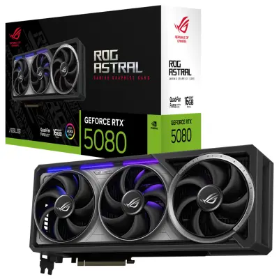 Grafična kartica nVidia RTX5080 Asus ROG Astral - 16GB GDDR7 (90YV0LV1-M0NA00)