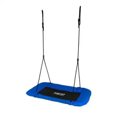 Štorkljino Gnezdo Gugalnica za Otroke 110X70Cm Swingo 2 - Modro