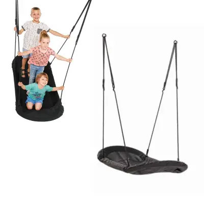 Gugalni Ležalnik za Otroke Grandoh Črne Barve