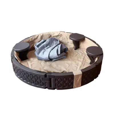 Plastični Otroški Peskovnik Okrogli