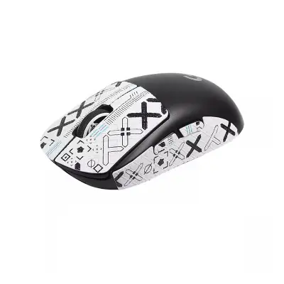 Izboljšane nalepke za miško za boljši oprijem za Logitech GPW2/GPW3 - Bela