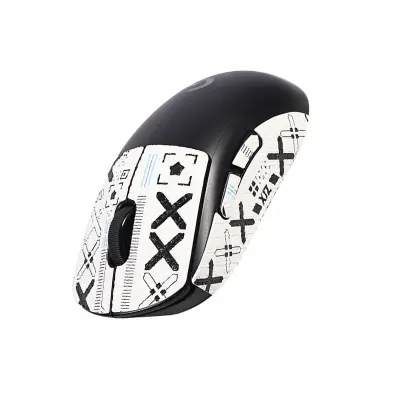 Izboljšane nalepke za miško za boljši oprijem za GPW 2/3 - Beli tisk