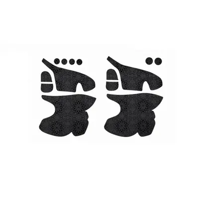 Izboljšan oprijem: Črne nalepke snežink za Sony PS5 krmilnik