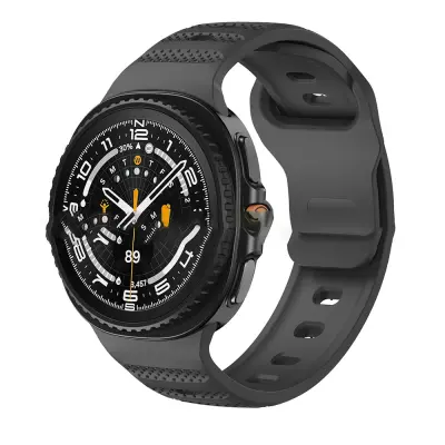 Združljiv s Samsungom WATCH8/Classic 22MM silikonski pašček za uro Black