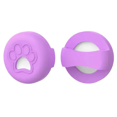 Nova zaščitna torbica za sledilnik AirTag za hišne ljubljenčke Purple