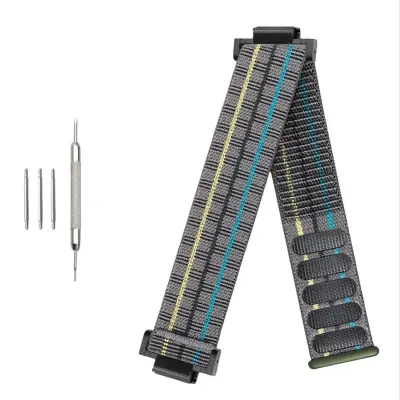 Visoko elastičen najlonski pašček za Casio G-SHOCK GA110/700/DW-5600 Black+Grey