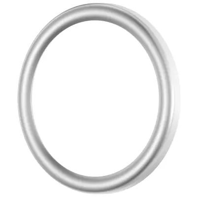 Kompatibilen s CMF Watch Pro 2: Kovinski okvir + zaščitno steklo - srebrn Silver