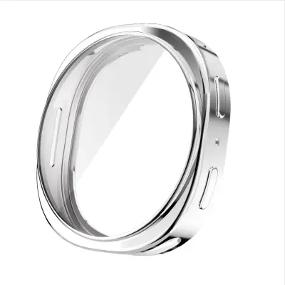 Združljivost s Samsung Galaxy Watch 8 40 mm TPU zaščitno ohišje - Črna Silver S