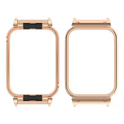 Kovinski okvir za Xiaomi Band 9 Pro - 20 mm PinkGold