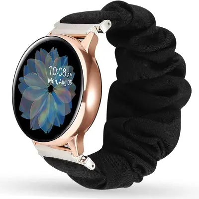 Združljiv s Samsung/Huawei Pametna ura Univerzalni modni potiskani scrunchie pašček  18 mm