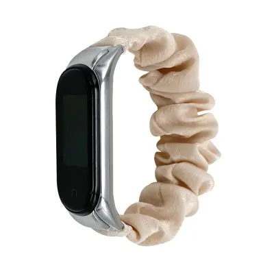 Združljiv z Xiaomi 8 Pametna zapestnica Elastični scrunchie pašček za uro Apricot