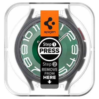 SPIGEN KALJENO STEKLO GLASS.TR EZ-FIT 2-PACK ZA GALAXY WATCH 6 CLASSIC 47
