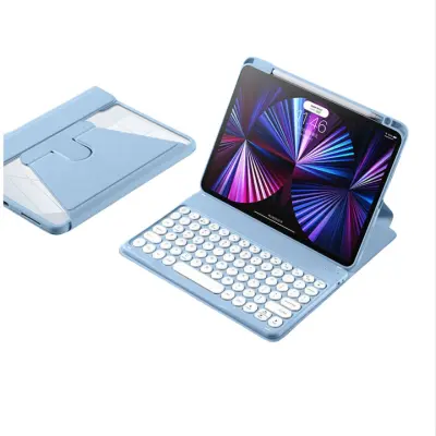 Združljiv iPad Air5/Air4 10.9-palčni 360° vrtljiv Bluetooth tipkovnica ovitek