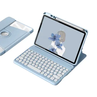 Združljiv Xiaomi 6/Pro 11-palčni 360° vrtljiv nosilec Bluetooth tipkovnica + etui