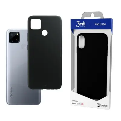 3MK MATT CASE REALME C12 ČRNO/ČRNA