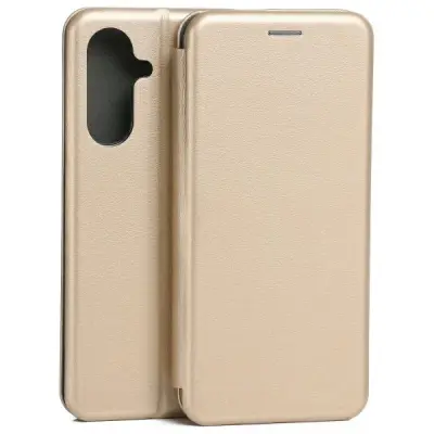 BELINE MAGNETNA KNJIGA ETUI ZA SAMSUNG A26 5G OVITEK NA ZAPIRANJE ZLATA