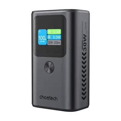 CHOETECH POWERBANK 10000MAH Z PD30W ZA IPHONE 11 12 13 14 15 Z DVOJNIMI VRTI