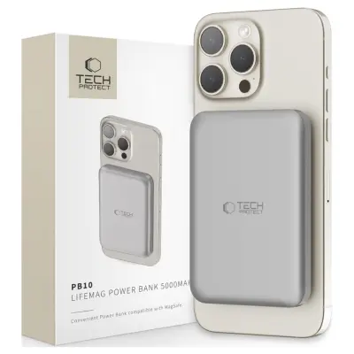 TECH-PROTECT PB10 LIFEMAG POWER BANK ZA MAGSAFE 5000MAH ZA IPHONE 12 13 14