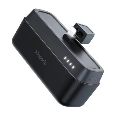 POWER BANK MCDODO MC-6281 20W, 5000MAH ZE ZŁĄCZEM LIGHTNING (CZARNY)