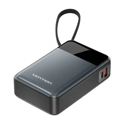 VENTION POWERBANK 20000MAH ZA TELEFONE Z USB-C 65W IN FUNKCIJO POLNJENJA