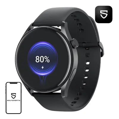 SOUNDPEATS PAMETNA URA WATCH4 ZA ANDROID IOS PEDOMETER NADZOR KRVNEGA PRITISKA