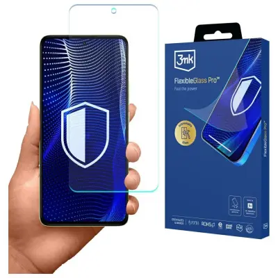 3MK FLEXIBLEGLASS PRO ZA XIAOMI REDMI NOTE 14 4G POLNA ZAŠČITA ZASLONA