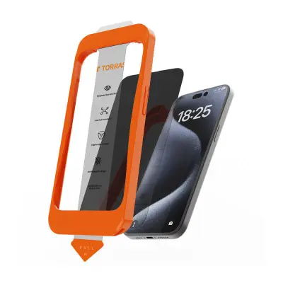 TORRAS KALJENO STEKLO INSTALL MASTER ZA IPHONE 16 PLUS VISOKO ODPORNO