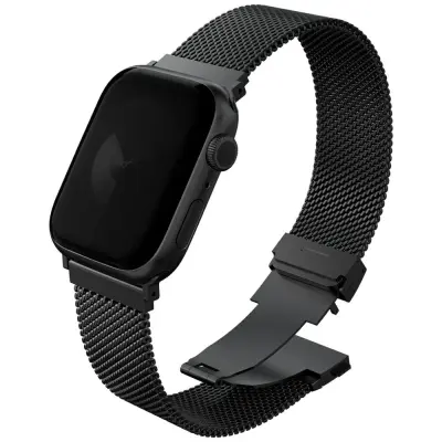 EDINSTVEN PAS IZ NERJAVEČEGA JEKLA ZA APPLE WATCH 42 41 40MM ERGONOMIČEN IN UDOBEN