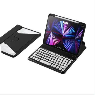 Združljiv s iPad Pro 11-palčni (2022/2021/2020/2018) 360° vrtljiv Bluetooth tipkovnica ovitek