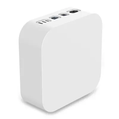 Eleganten silikonski ovitek za Mac Mini M4/Pro White