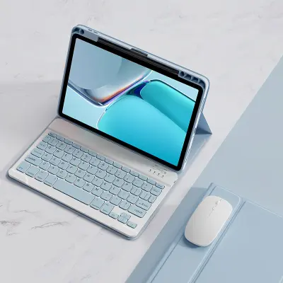 Ovitek s tipkovnico za tablični računalnik Xiaomi Pad 7/7Pro - modra meglica