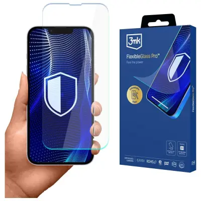 3MK HYBRID GLASS FLEXIBLEGLASS PRO ZA APPLE IPHONE 16E ZASLON NA DOTIK