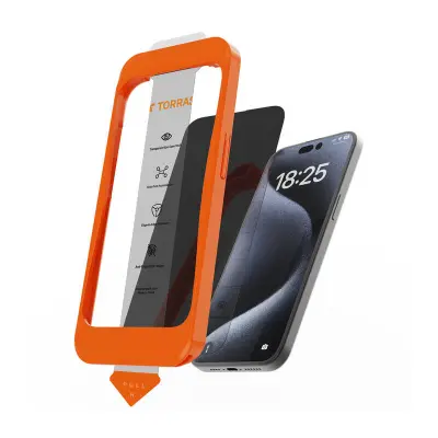 TORRAS KALJENO STEKLO INSTALL MASTER ZA IPHONE 16 Z NATANČNIM APLIKATORJEM